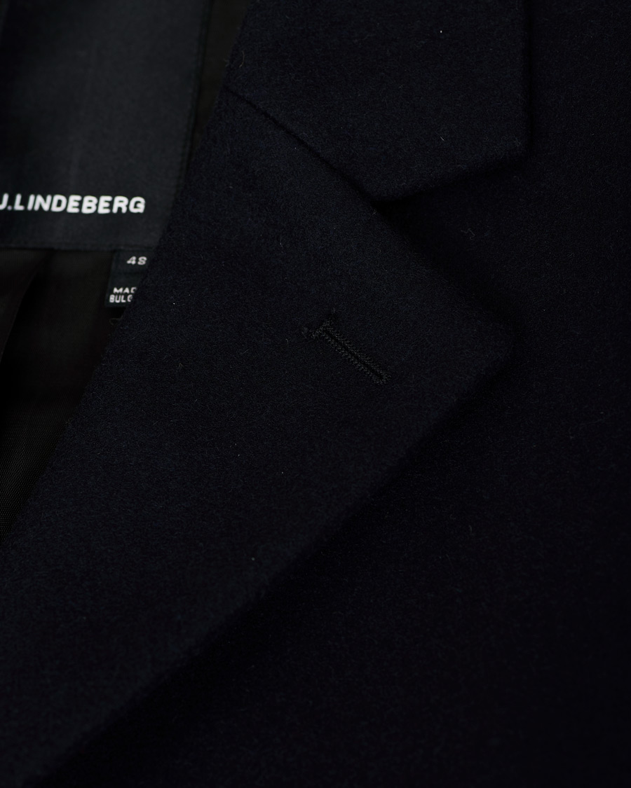 Homme | Manteaux Et Vestes | J.Lindeberg | Wolger Compact Melton Coat Navy