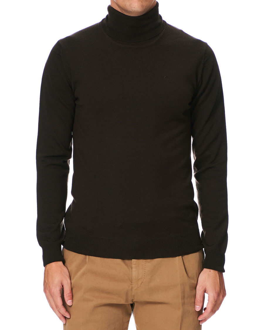 Homme | Pulls Et Tricots | J.Lindeberg | Lyd True Merino Polo Dark Brown