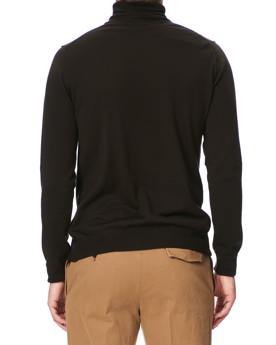 Homme | Pulls Et Tricots | J.Lindeberg | Lyd True Merino Polo Dark Brown