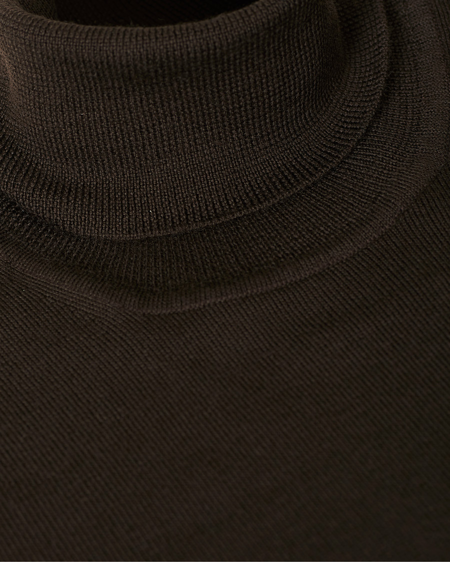 Homme | Pulls Et Tricots | J.Lindeberg | Lyd True Merino Polo Dark Brown