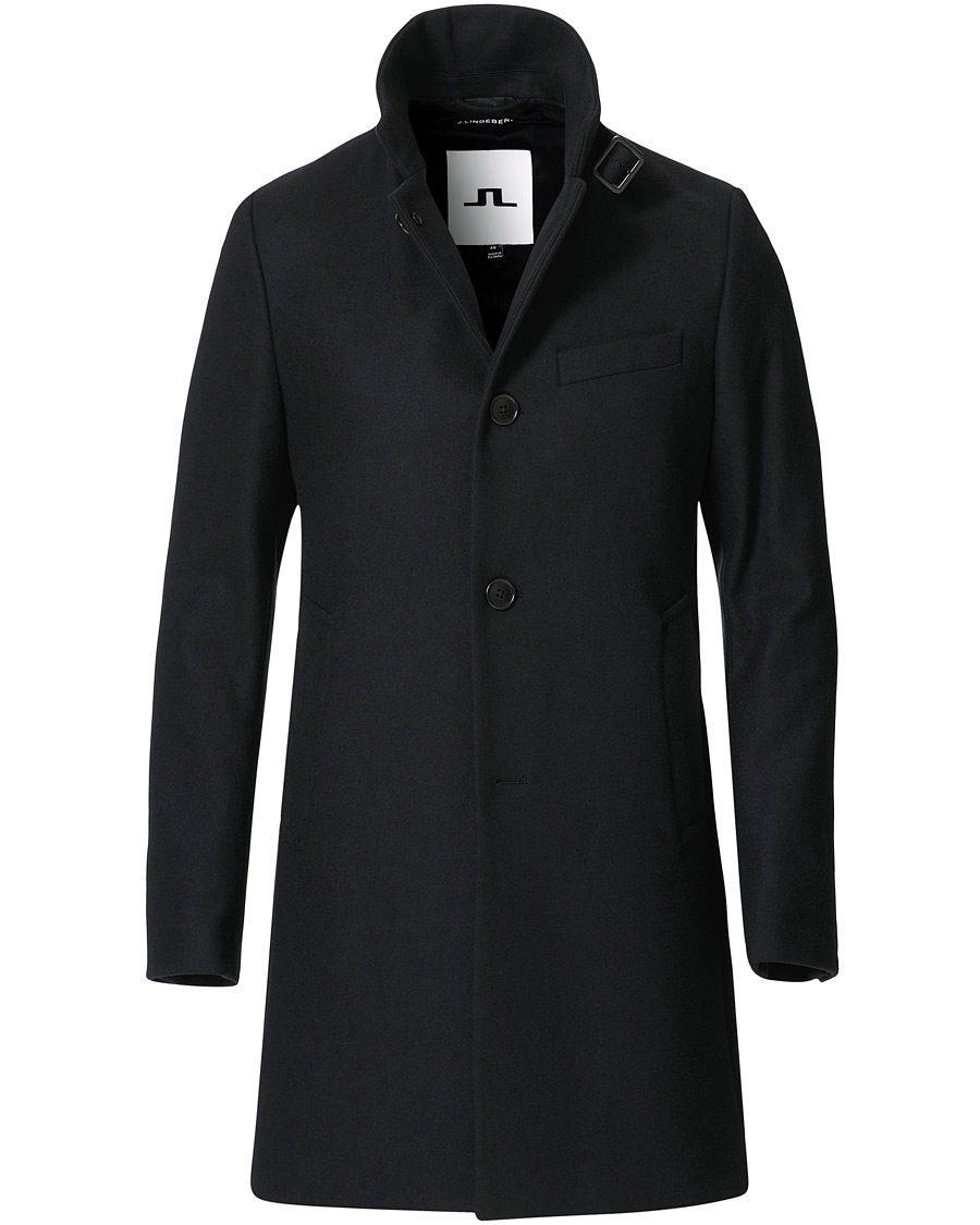 Homme | Manteaux Et Vestes | J.Lindeberg | Holger Compact Melton Coat Black