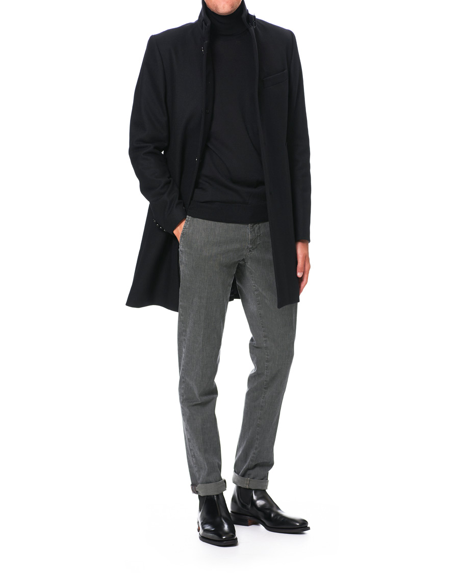 Homme | Manteaux Et Vestes | J.Lindeberg | Holger Compact Melton Coat Black