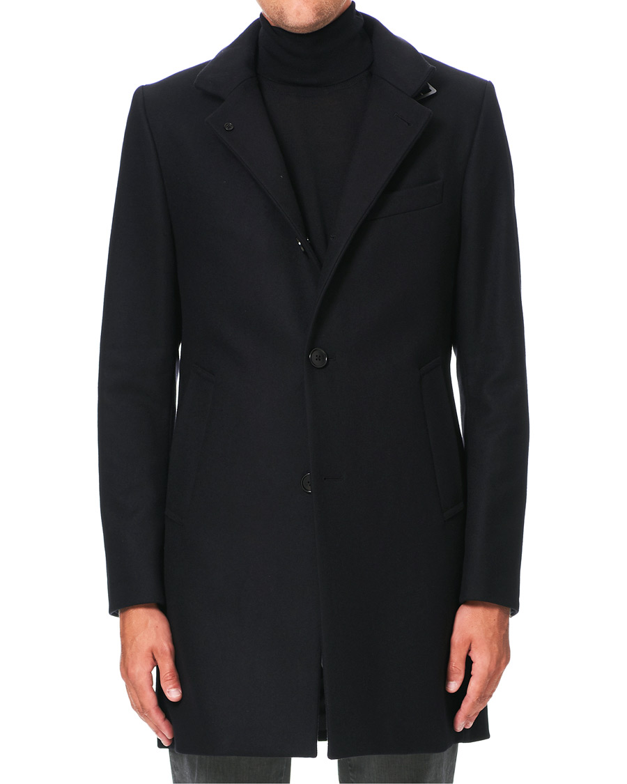 Homme | Manteaux Et Vestes | J.Lindeberg | Holger Compact Melton Coat Black