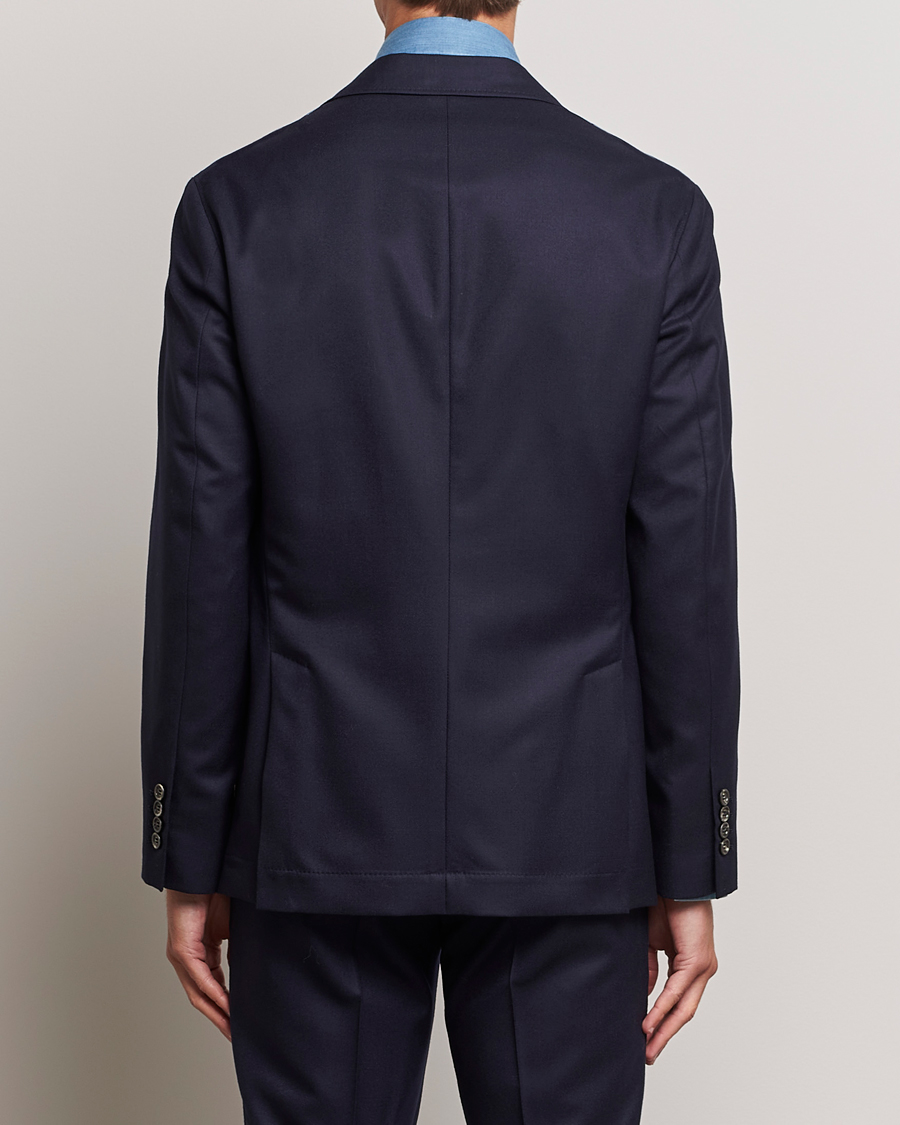 Heren | Blazers | Brunello Cucinelli | Flannel Blazer Navy