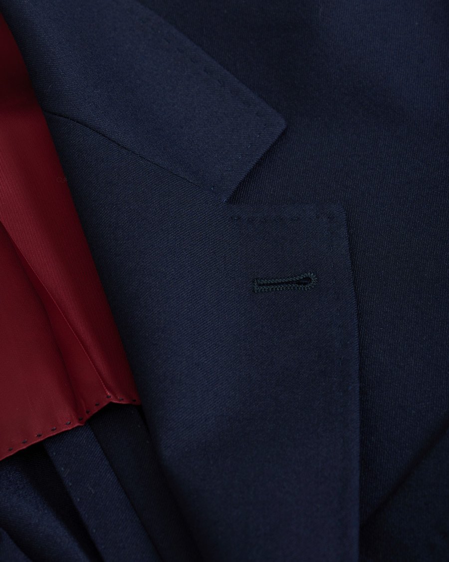 Heren | Blazers | Brunello Cucinelli | Flannel Blazer Navy