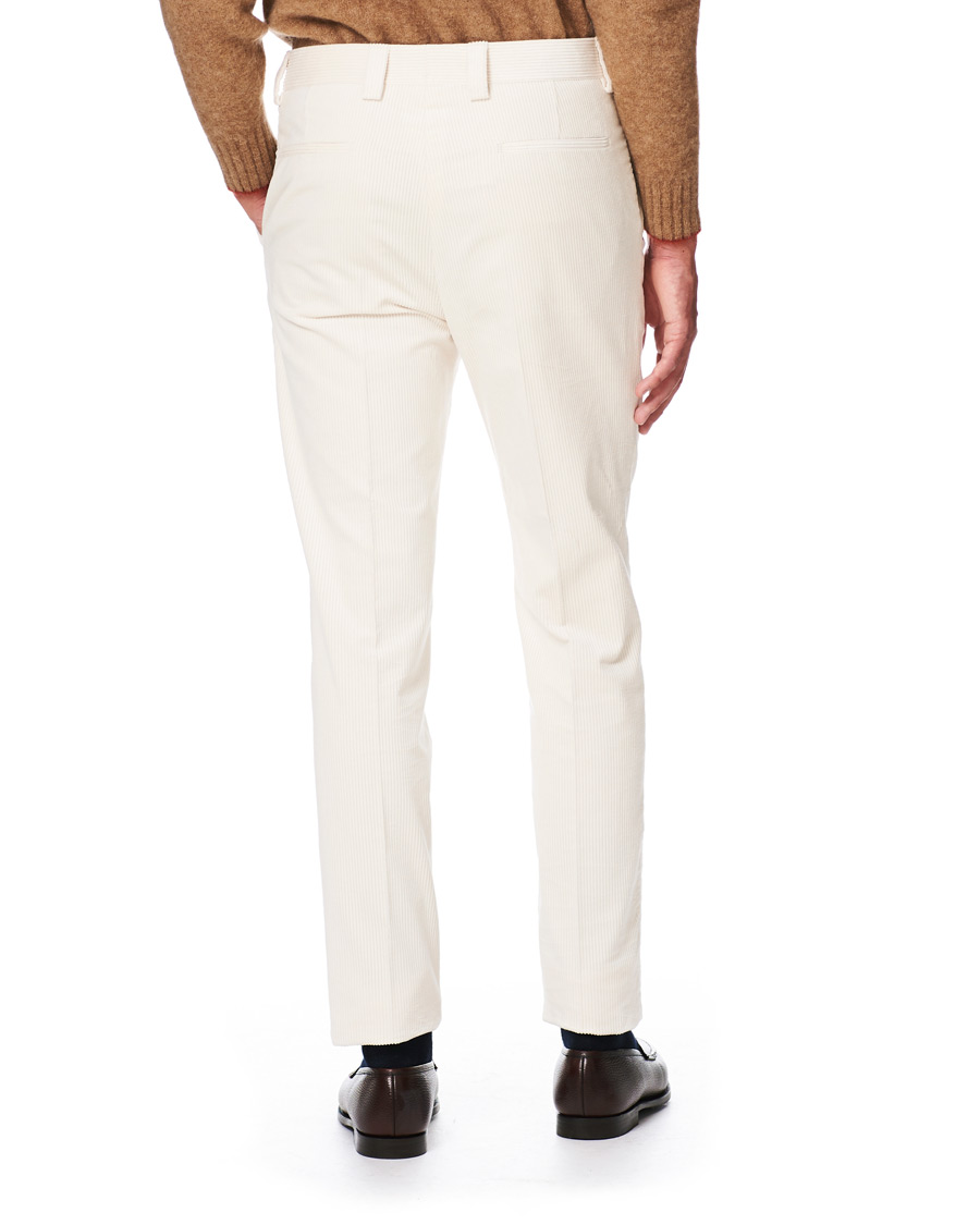 Homme | Pantalons | Brunello Cucinelli | Slim Fit Corduroy Trousers Winter White