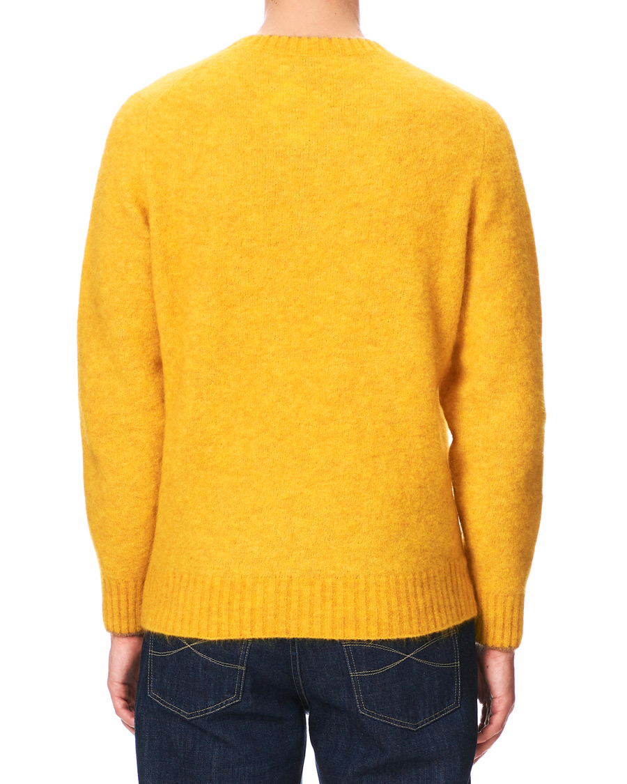 Homme | Pulls Et Tricots | Brunello Cucinelli | Soft Mohair Crew Neck Sweater Yellow