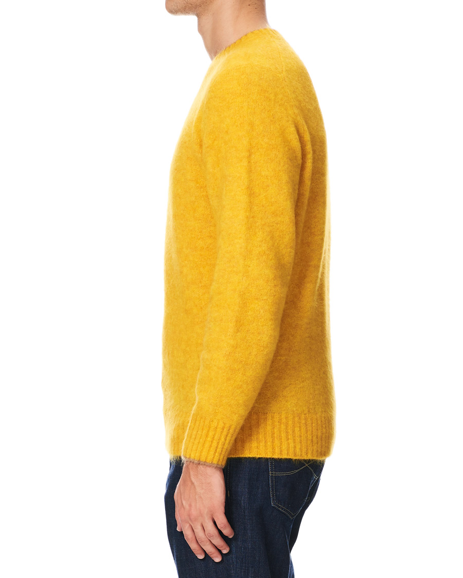 Homme | Pulls Et Tricots | Brunello Cucinelli | Soft Mohair Crew Neck Sweater Yellow
