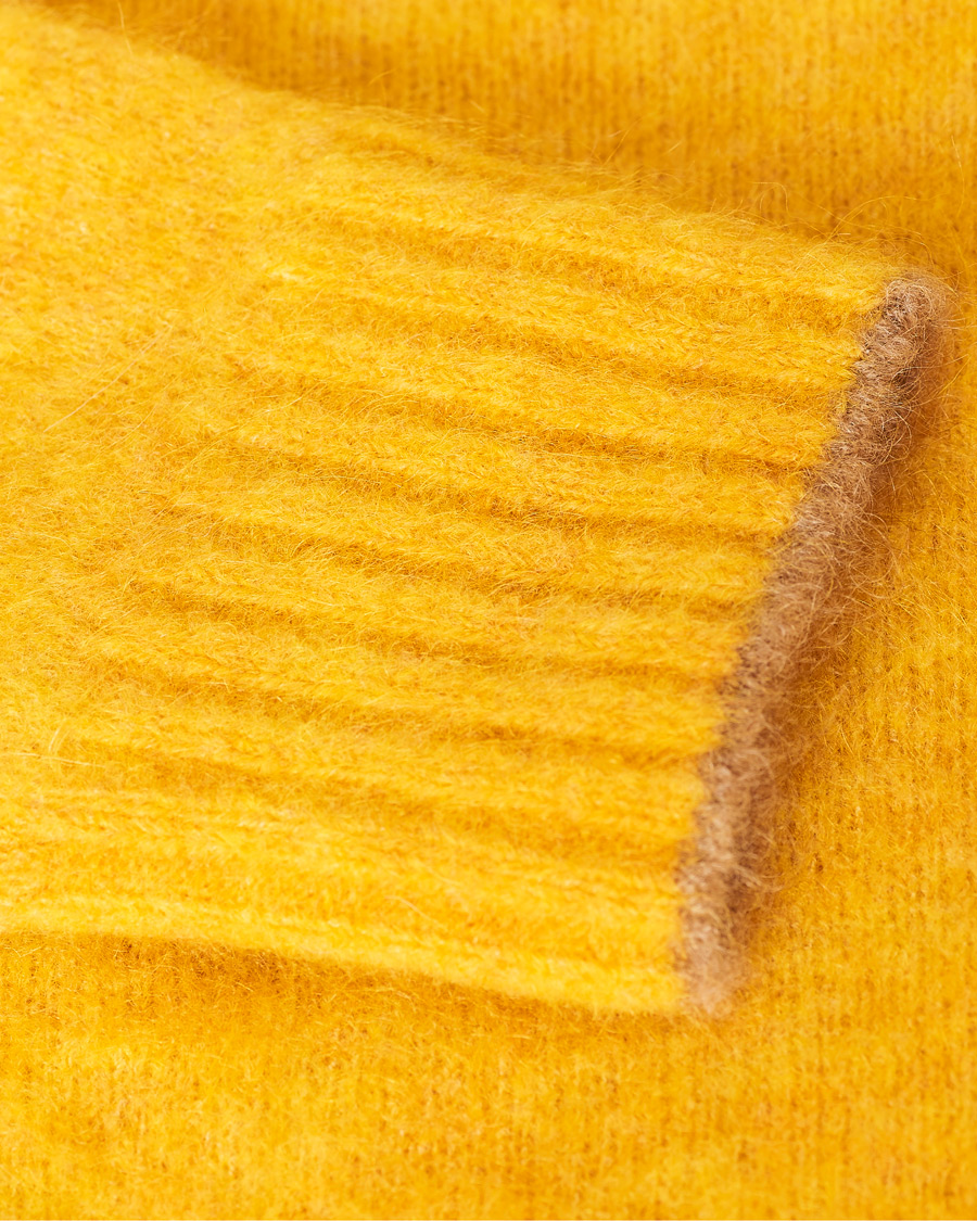 Homme | Pulls Et Tricots | Brunello Cucinelli | Soft Mohair Crew Neck Sweater Yellow