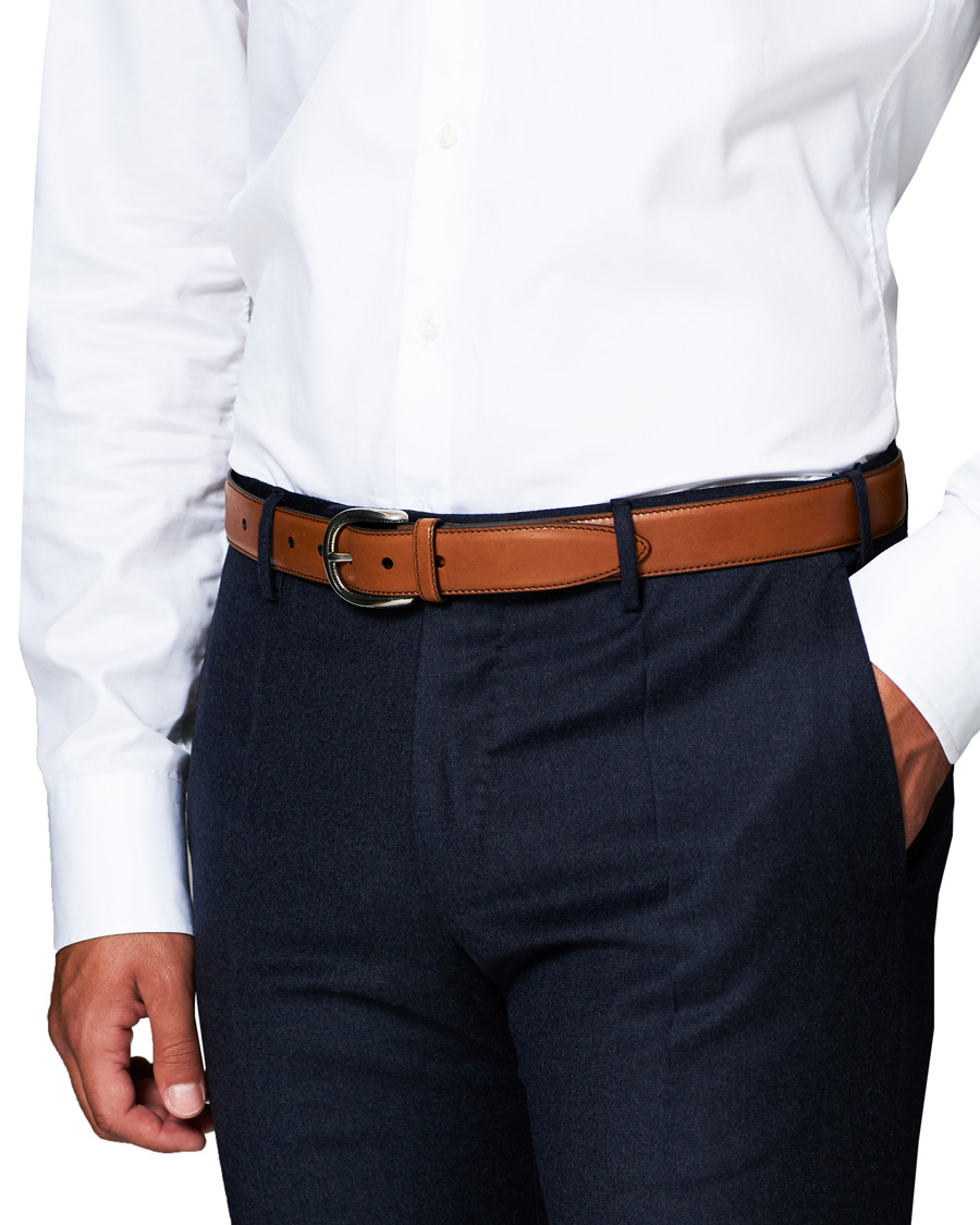 Homme | Brunello Cucinelli Plain Belt Brown Calf | Brunello Cucinelli | Plain Belt Brown Calf