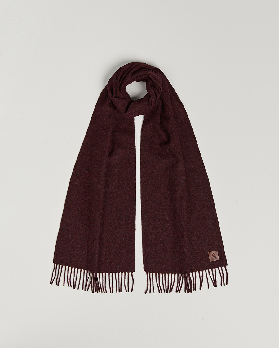 Heren | Amanda Christensen Wool Scarf Red Melange | Amanda Christensen | Wool Scarf Red Melange