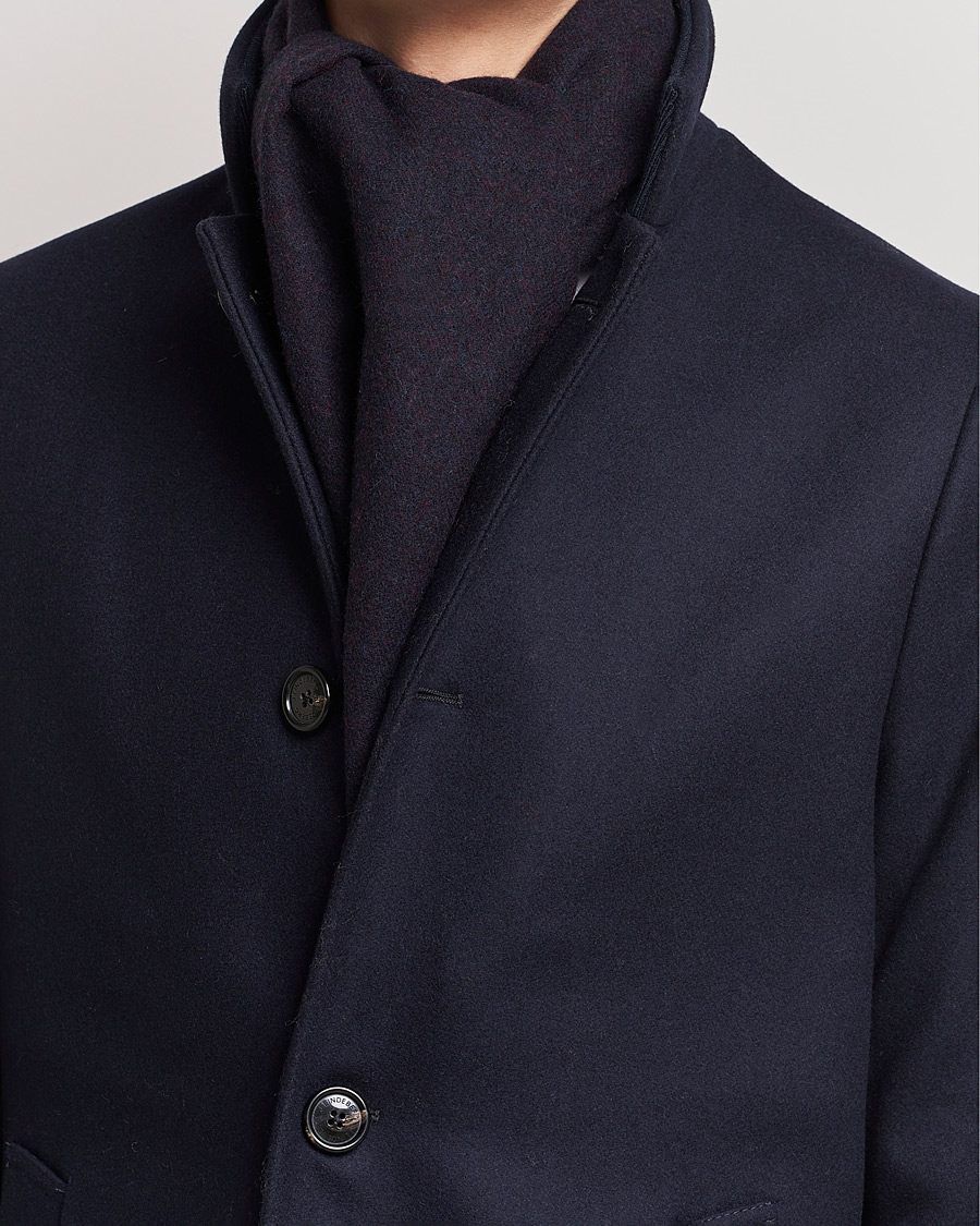 Homme | Amanda Christensen Merino Wool Scarf Navy Melange | Amanda Christensen | Merino Wool Scarf Navy Melange