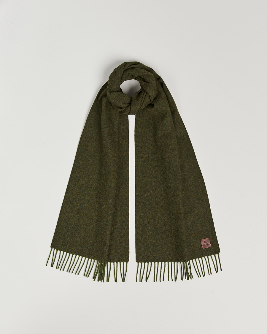 Homme | Amanda Christensen Merino Wool Scarf Green Melange | Amanda Christensen | Merino Wool Scarf Green Melange