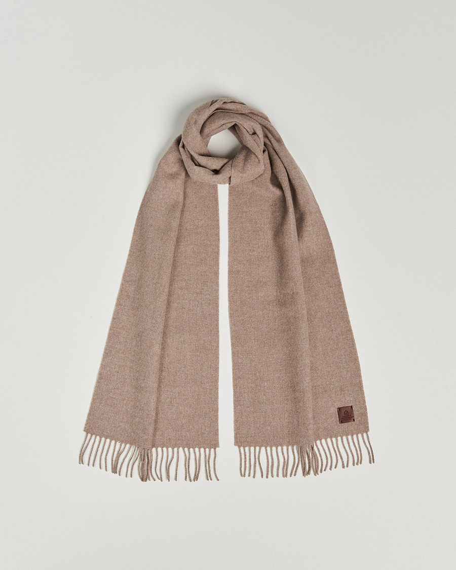 Homme | Amanda Christensen Merino Wool Scarf Beige Melange | Amanda Christensen | Merino Wool Scarf Beige Melange