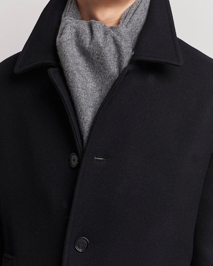 Homme | Amanda Christensen Merino Wool Scarf Grey Melange | Amanda Christensen | Merino Wool Scarf Grey Melange