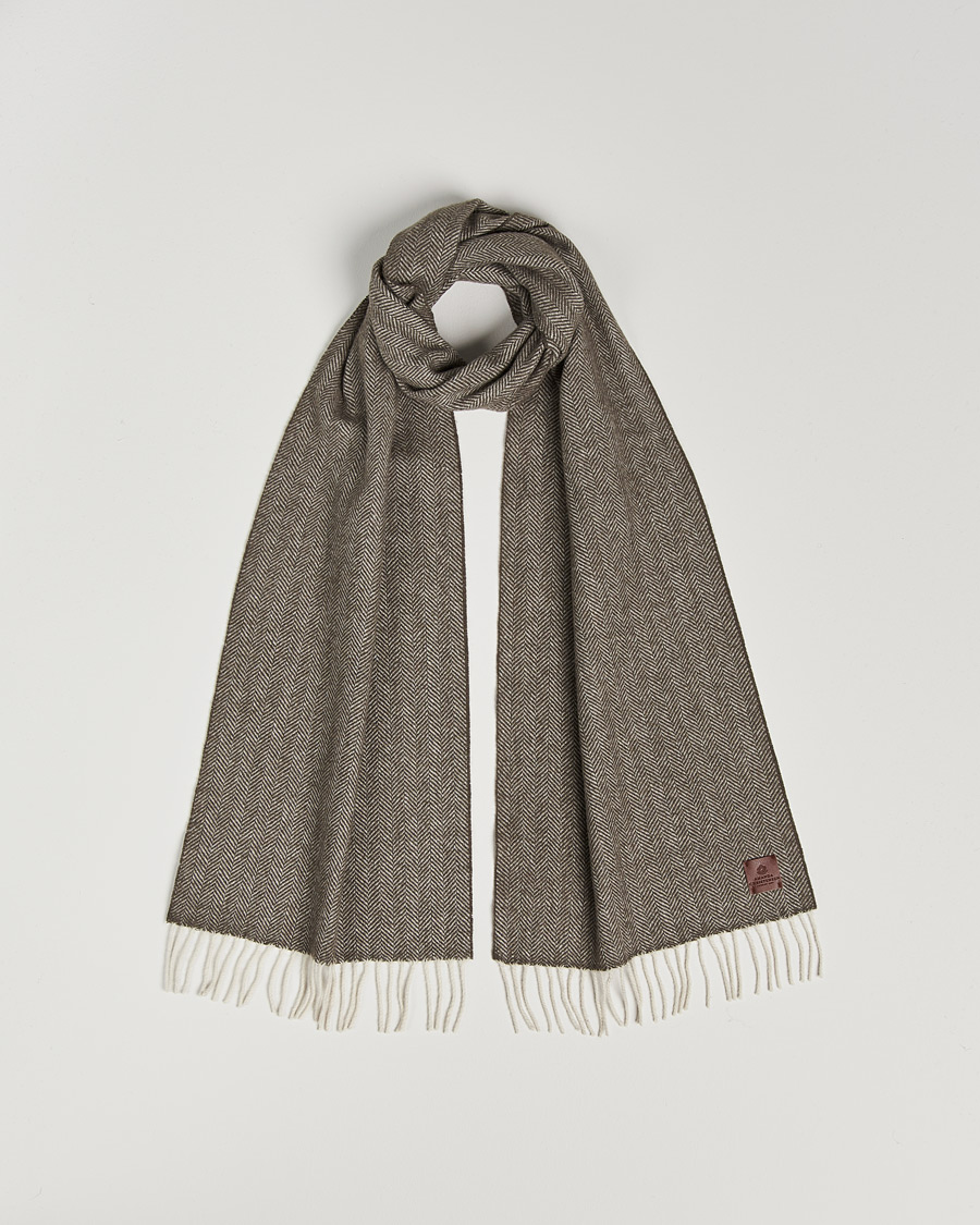Homme | Amanda Christensen Merino Wool Herringbone Olive | Amanda Christensen | Merino Wool Herringbone Olive