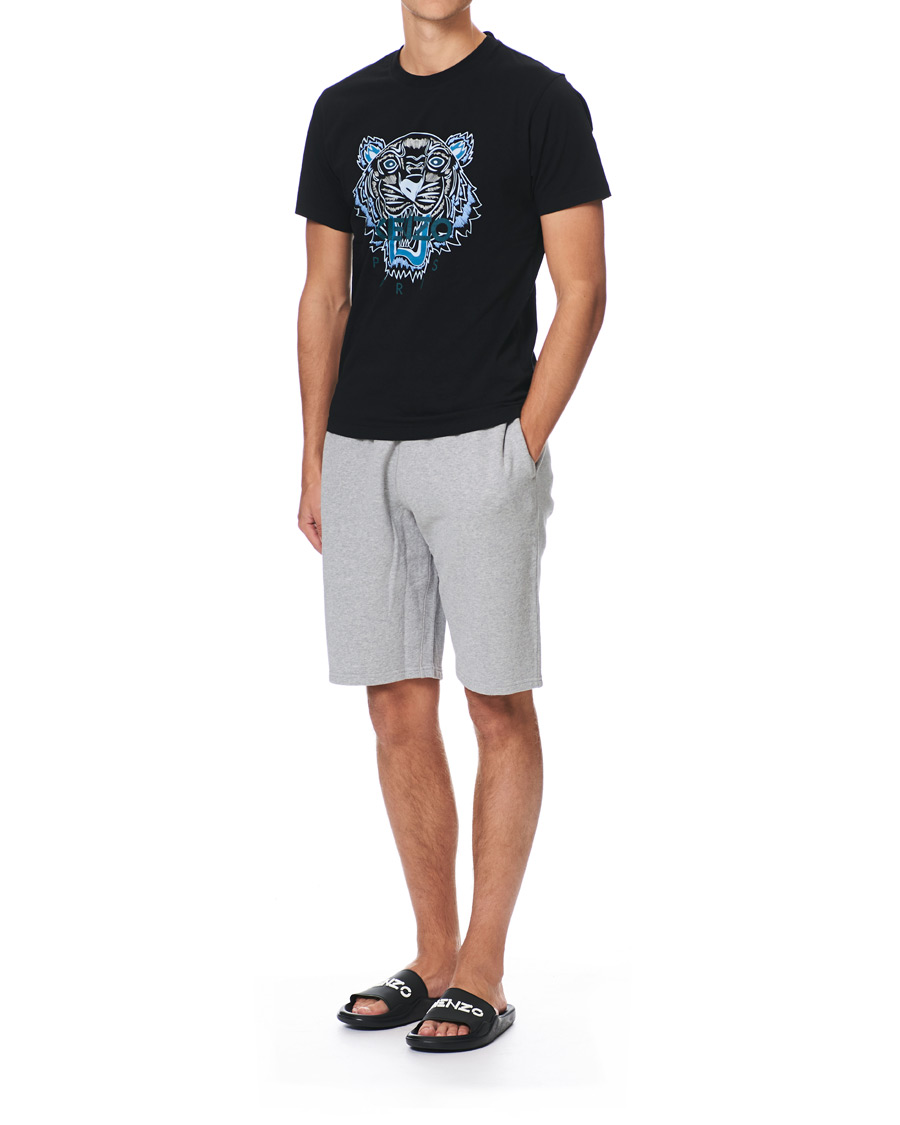 Homme | KENZO Pool Mules Logo Black | KENZO | Pool Mules Logo Black