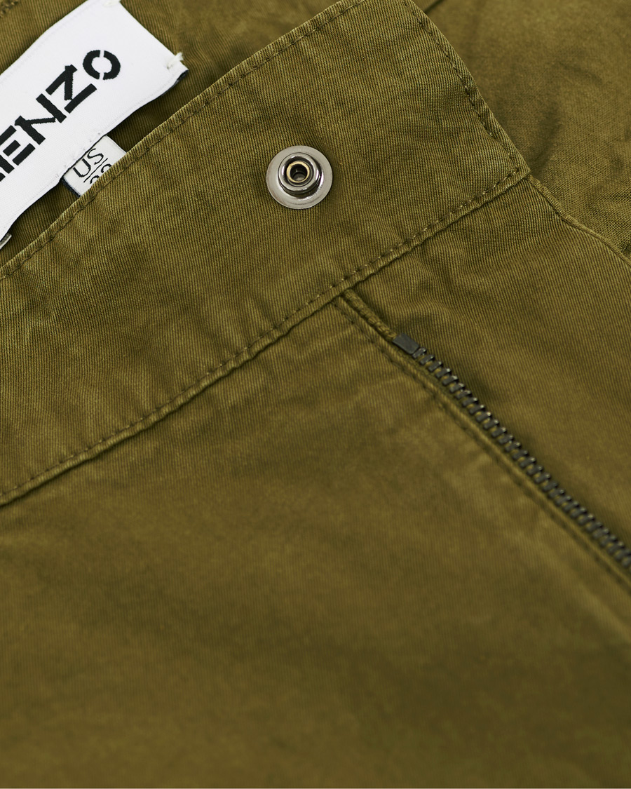 Homme | Pantalons | KENZO | Utilitarian Cargo Trousers Green
