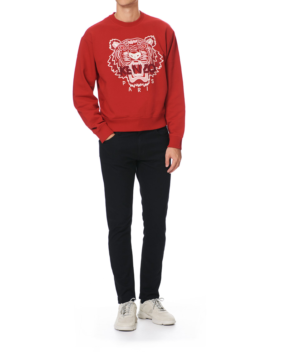 Heren | Truien | KENZO | Icon Tiger Crew Neck Sweatshirt Red
