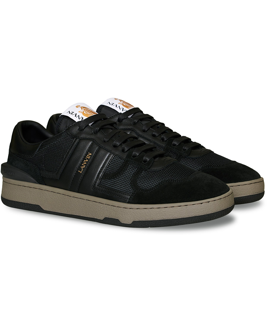 Homme | Lanvin Nash Tennis Sneaker Black | Lanvin | Nash Tennis Sneaker Black