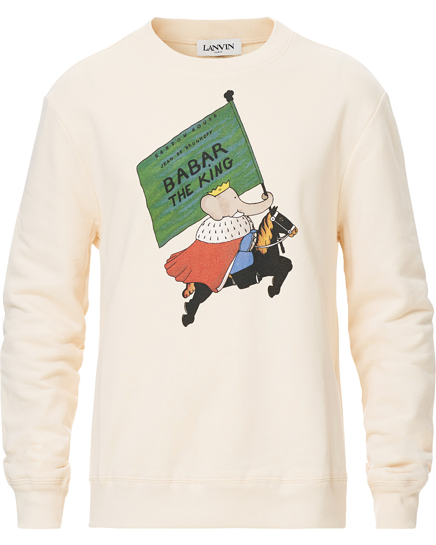 Homme | Pulls Et Tricots | Lanvin | Babar Sweatshirt Ecru