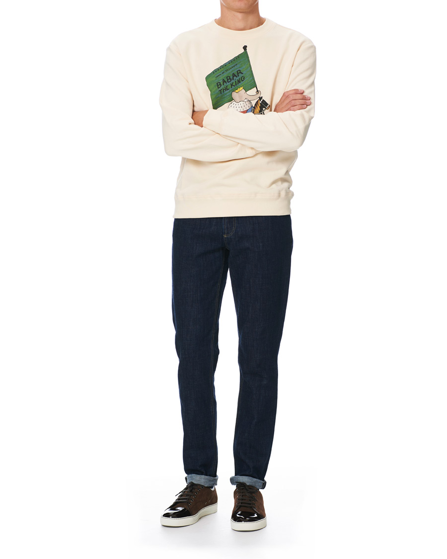 Homme | Lanvin Patent Captoe Sneaker Brown Suede | Lanvin | Patent Captoe Sneaker Brown Suede