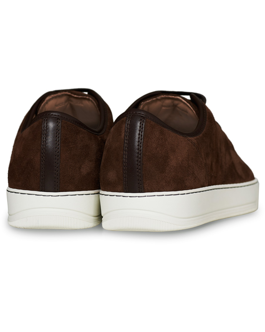 Homme | Lanvin Patent Captoe Sneaker Brown Suede | Lanvin | Patent Captoe Sneaker Brown Suede