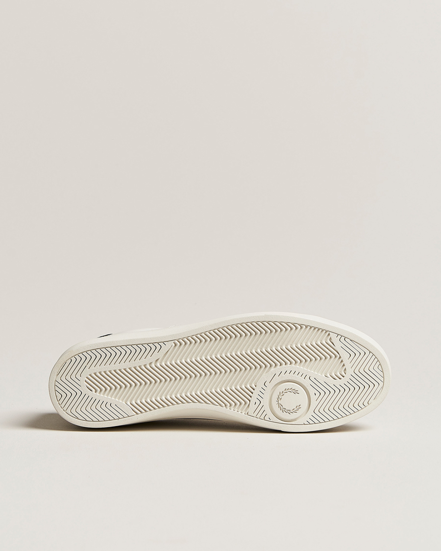 Homme | Fred Perry Spencer Leather Sneakers Porcelain/Navy | Fred Perry | Spencer Leather Sneakers Porcelain/Navy