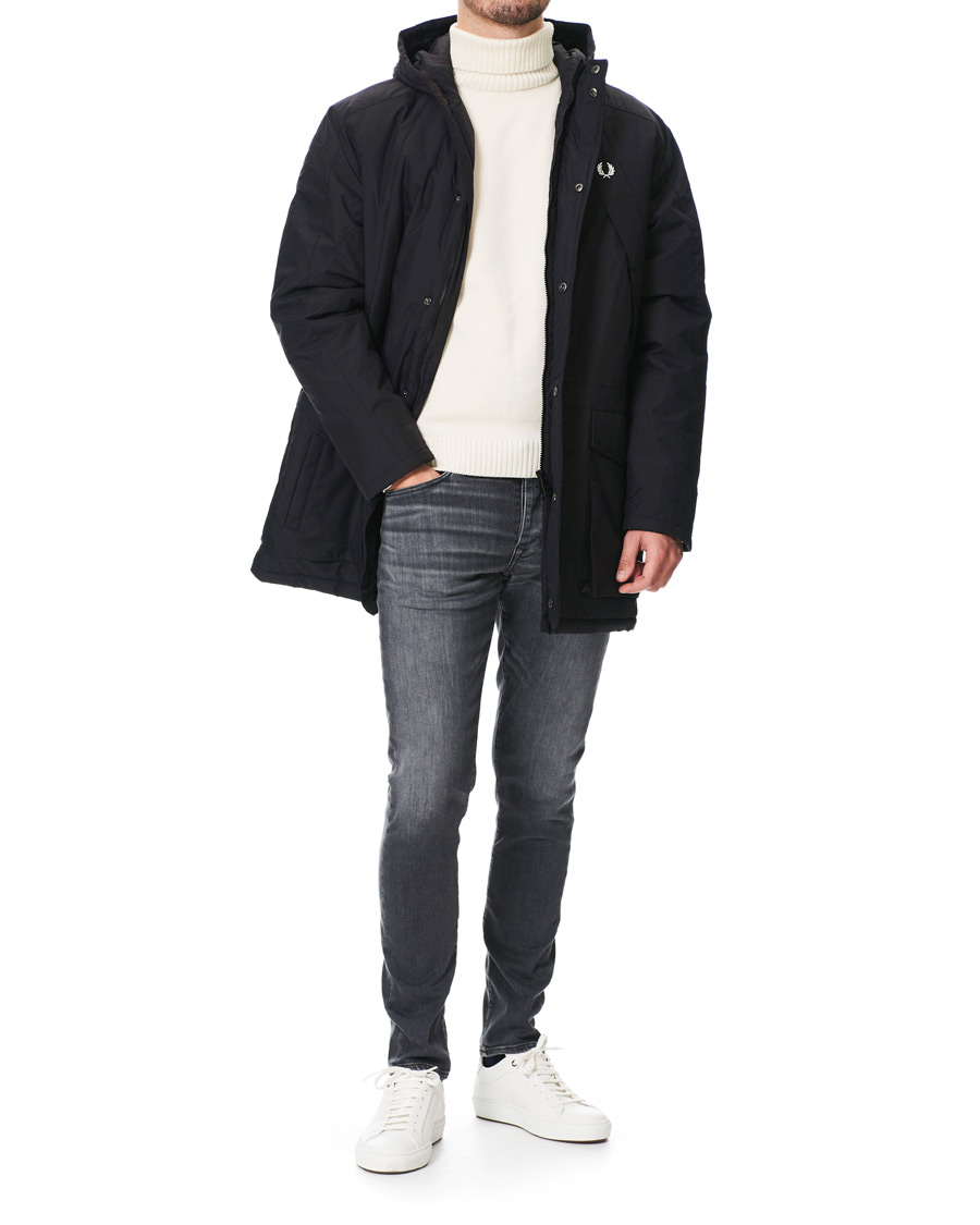 Homme | Manteaux Et Vestes | Fred Perry | Padded Zip Parka Black