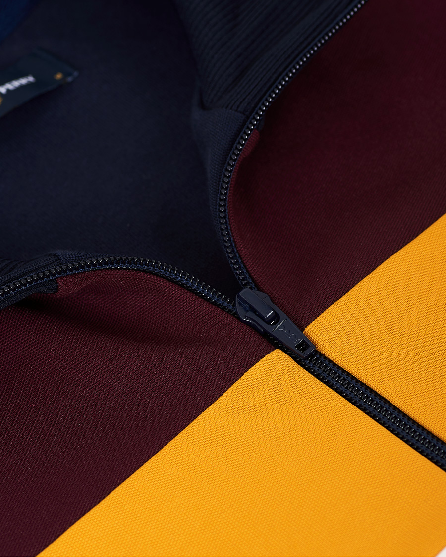 Heren | Truien | Fred Perry | Colour Block Track Jacket Carbon Blue