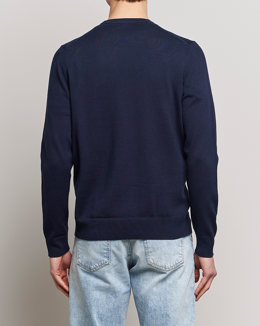 Homme | Pulls Et Tricots | Fred Perry | Classic Crew Neck Jumper Navy