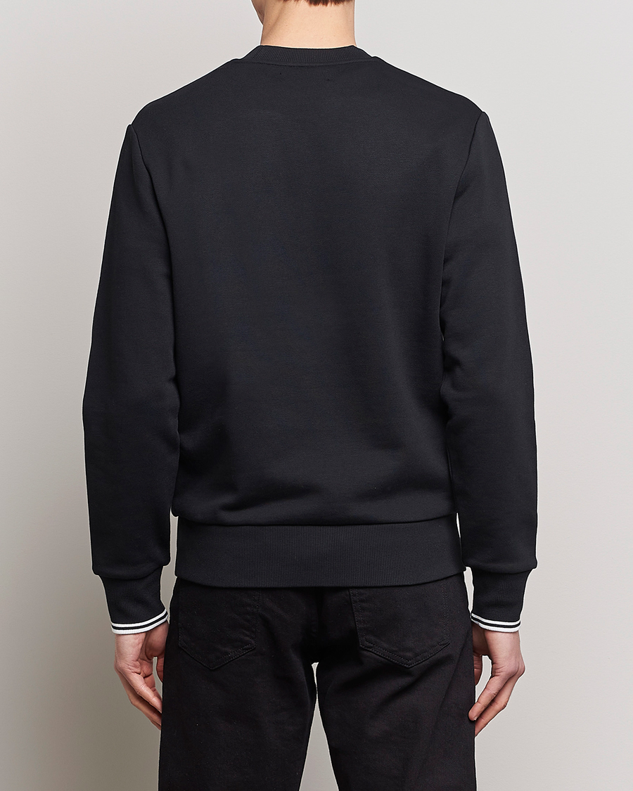 Heren | Truien | Fred Perry | Crew Neck Sweatshirt Black