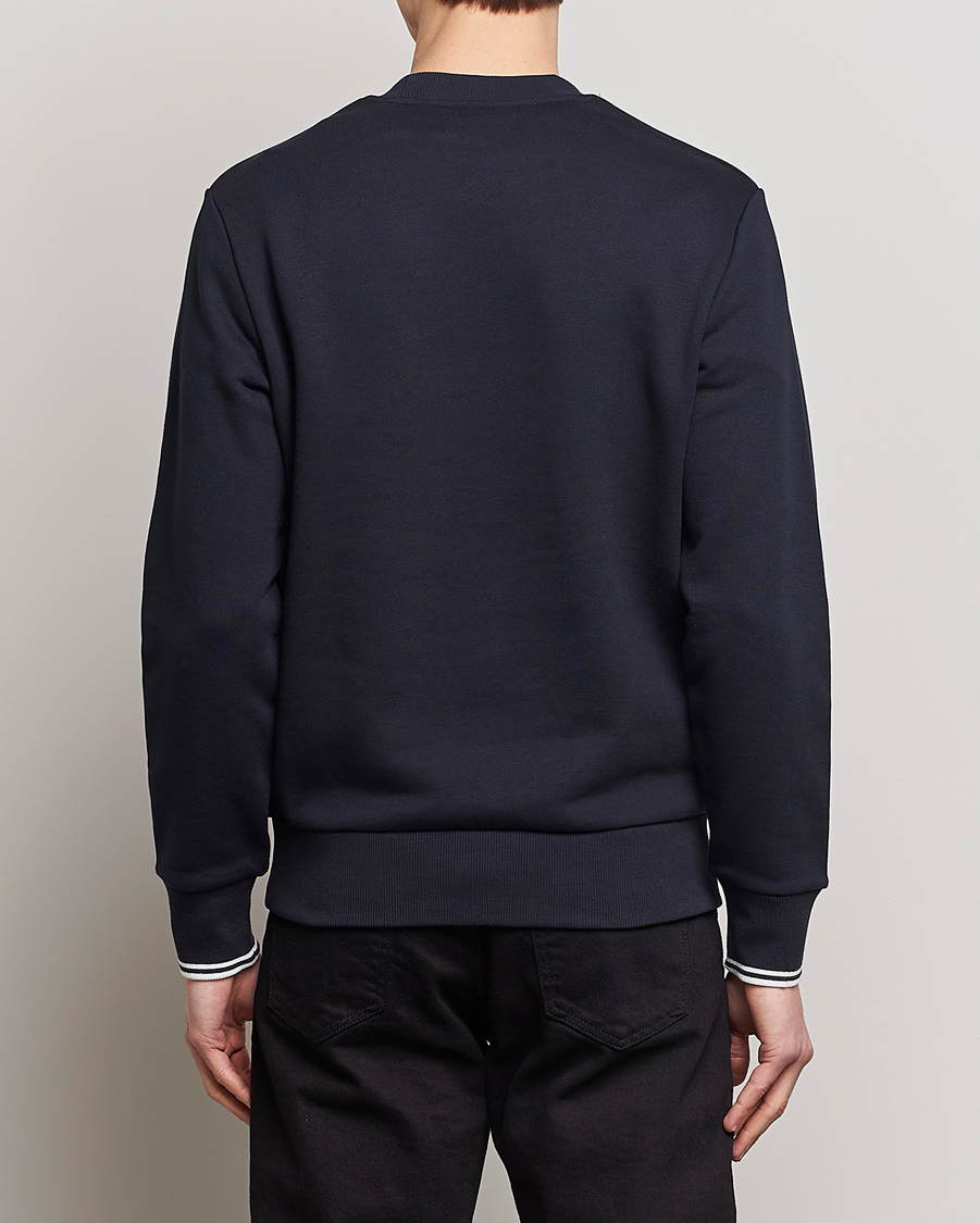 Heren | Truien | Fred Perry | Crew Neck Sweatshirt Navy