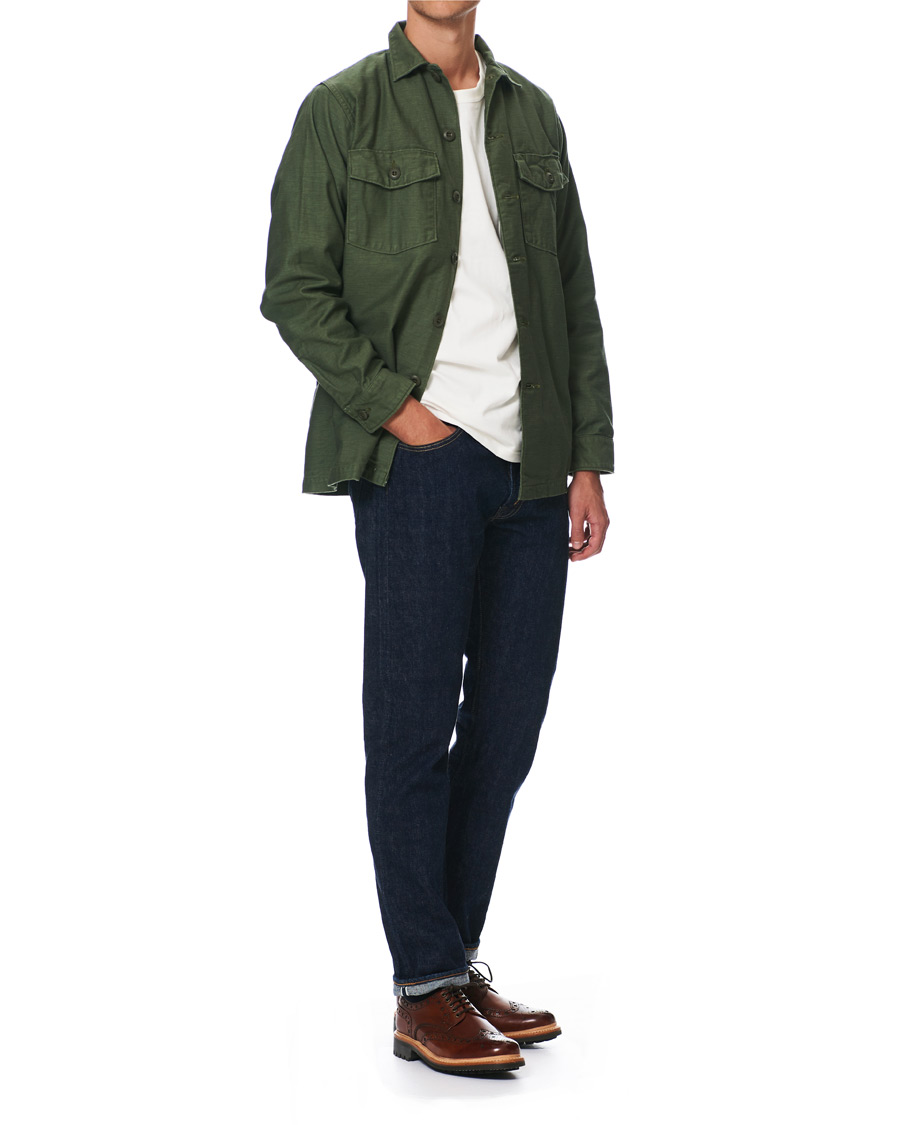 Homme | Jeans | orSlow | Tapered Fit 107 Selvedge Jeans One Wash
