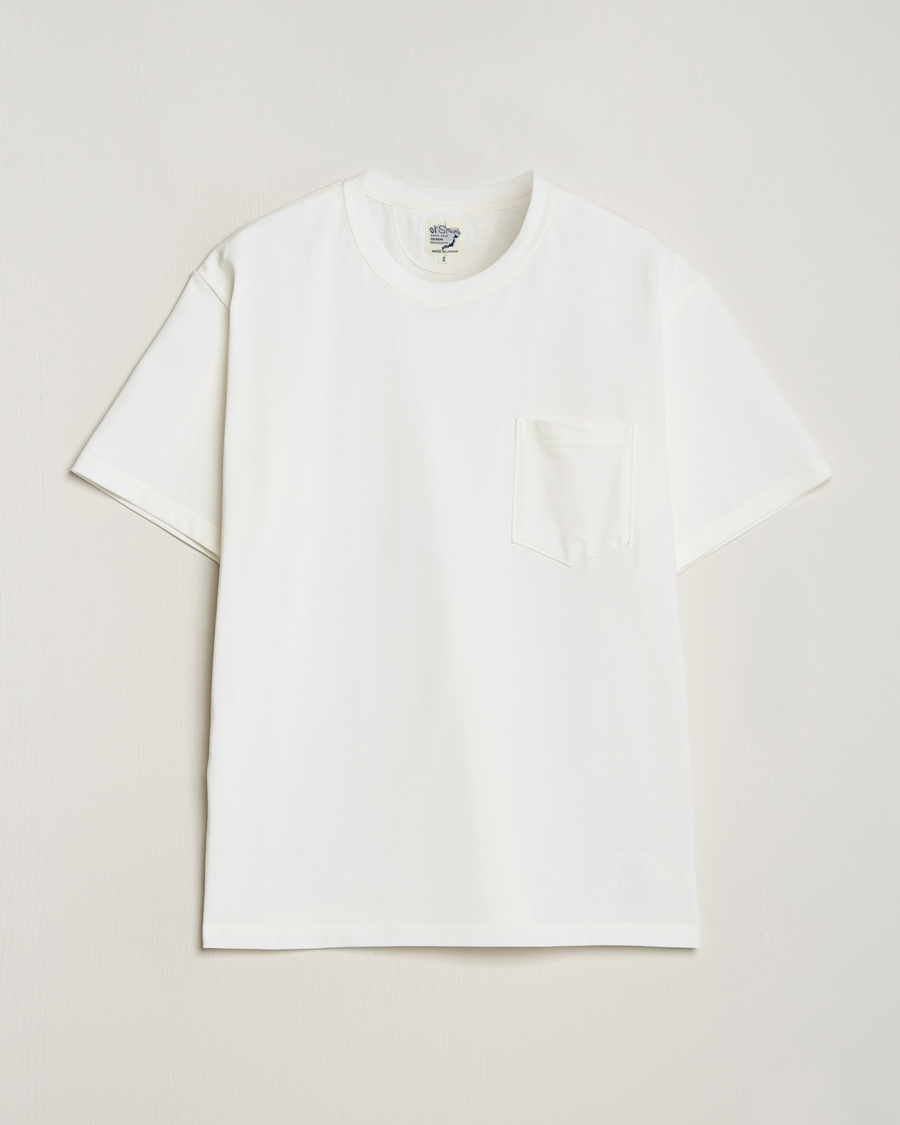 Heren | T-shirts | orSlow | Pocket T-Shirt White
