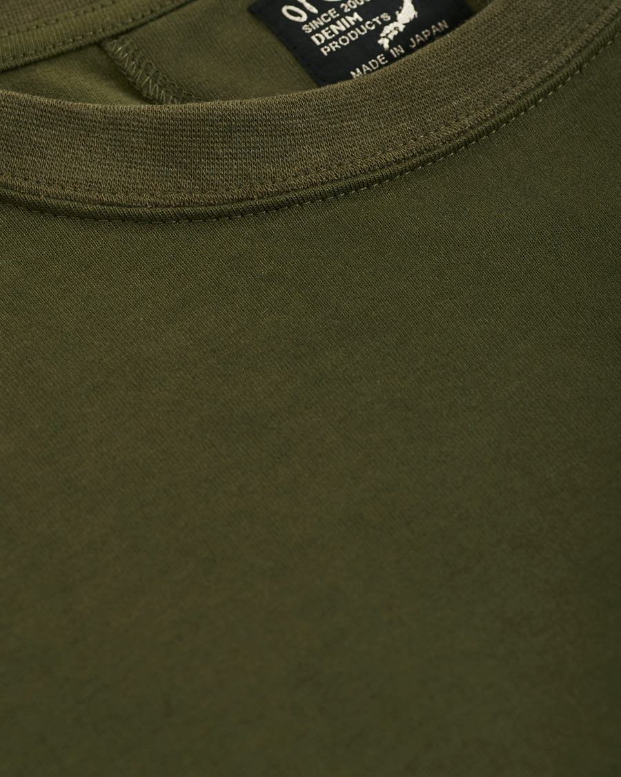 Heren | T-shirts | orSlow | Military Pocket Tee Dark Olive