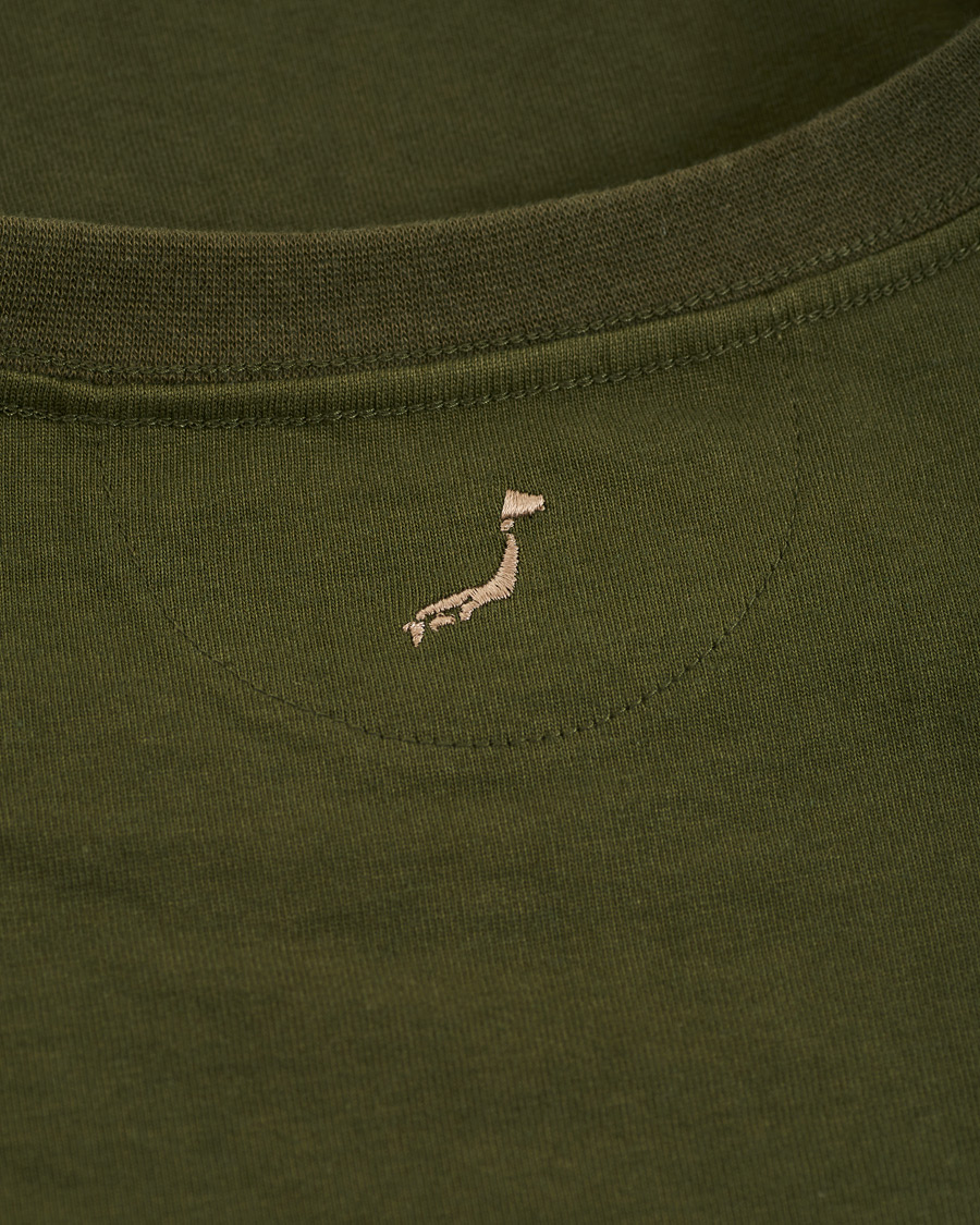 Heren | T-shirts | orSlow | Military Pocket Tee Dark Olive