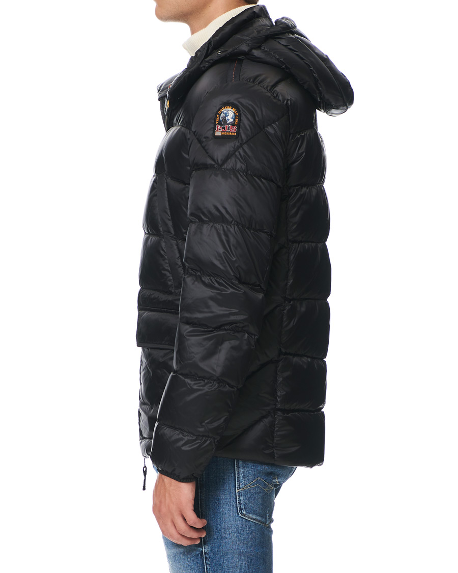 Heren | Jassen | Parajumpers | Greg High Gloss Down Hooded Jacket Black