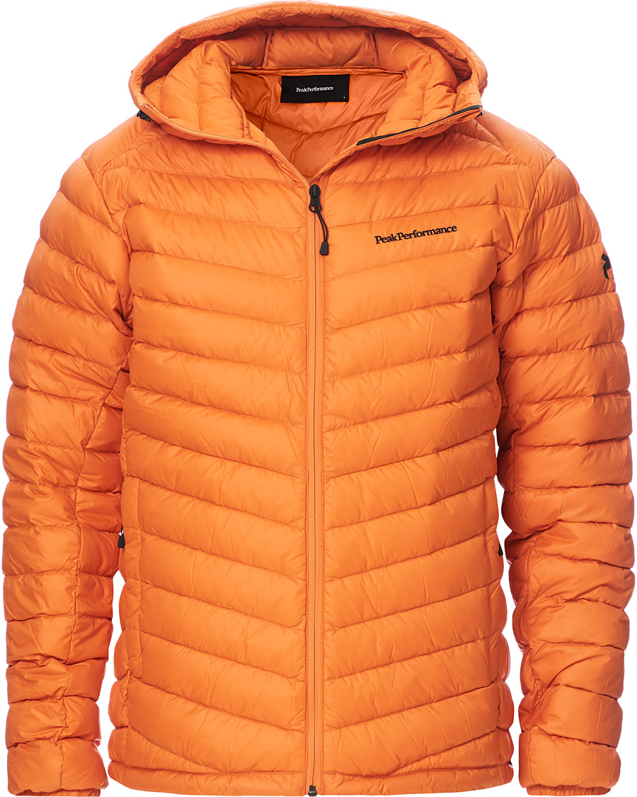 Heren | Jassen | Peak Performance | Frost Liner Down Hooded Jacket Blaze Tundra