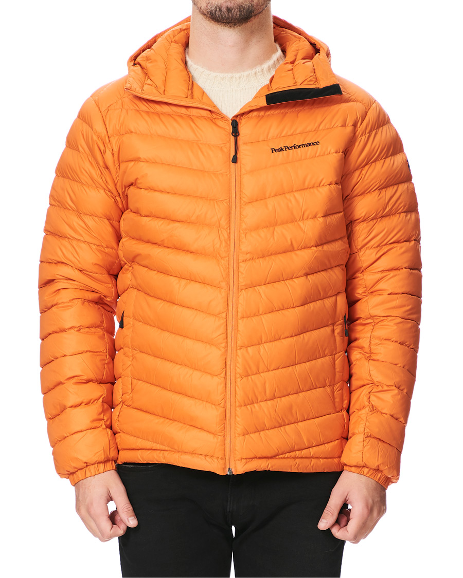 Heren | Jassen | Peak Performance | Frost Liner Down Hooded Jacket Blaze Tundra