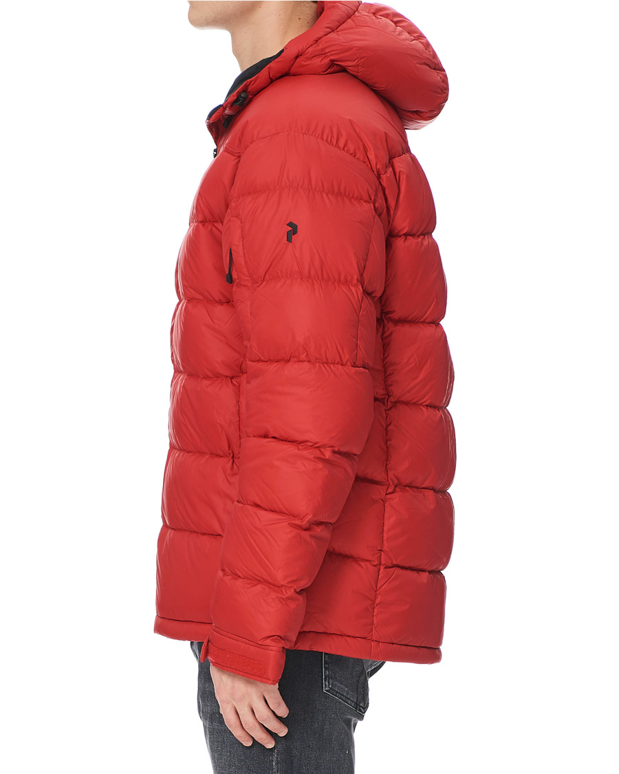 Heren | Jassen | Peak Performance | Frost Down Hooded Jacket Red