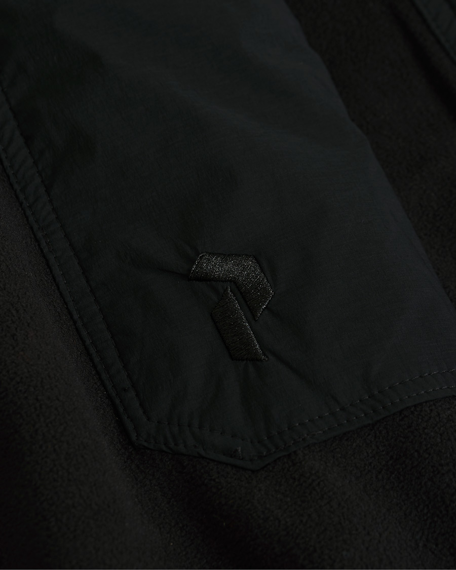Heren | Broeken | Peak Performance | Tech Soft Fleece Cargo Pants Black