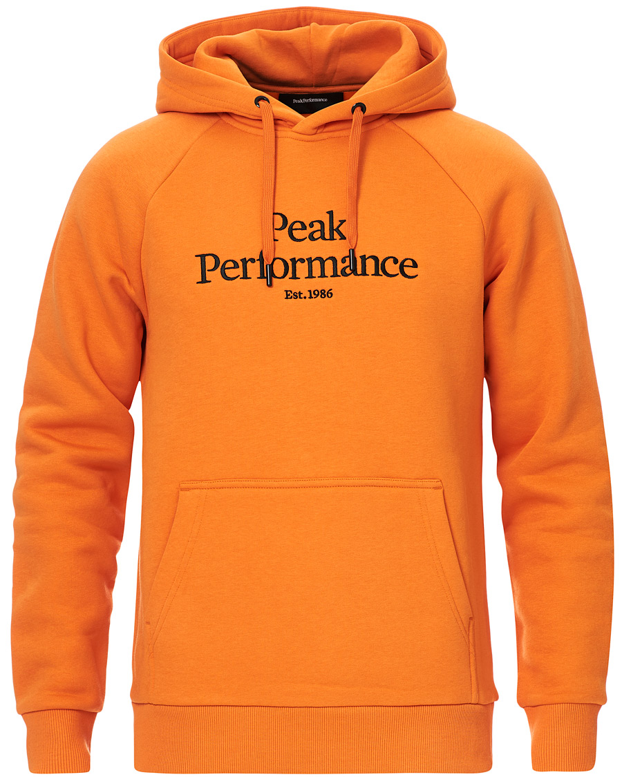 Heren | Truien | Peak Performance | Original Logo Hoodie Orange
