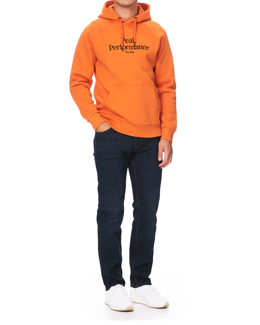 Heren | Truien | Peak Performance | Original Logo Hoodie Orange