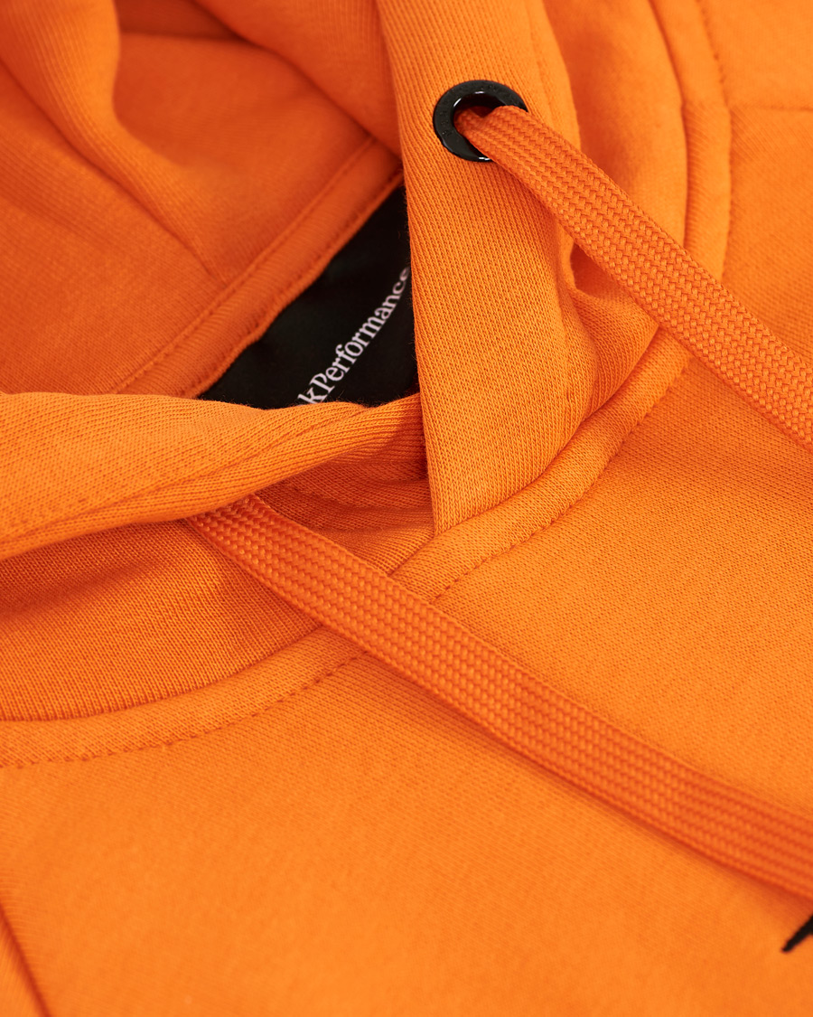 Heren | Truien | Peak Performance | Original Logo Hoodie Orange