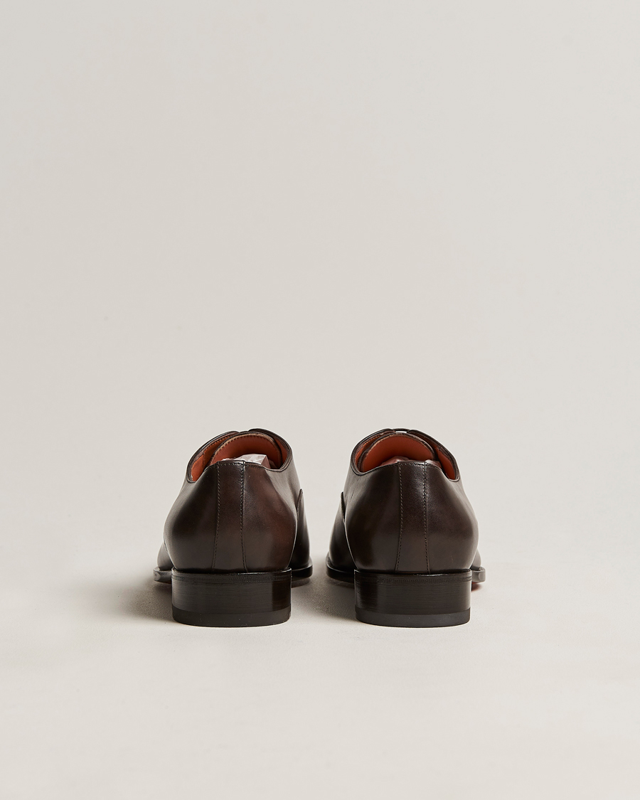 Homme | Santoni Blake Oxford Dark Brown Calf | Santoni | Blake Oxford Dark Brown Calf