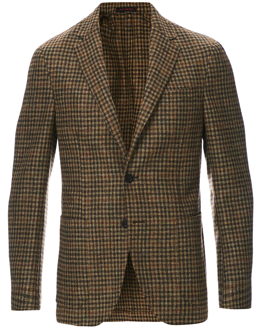 Homme | Blazers | The Gigi | Degas Wool Check Blazer Brown/Beige