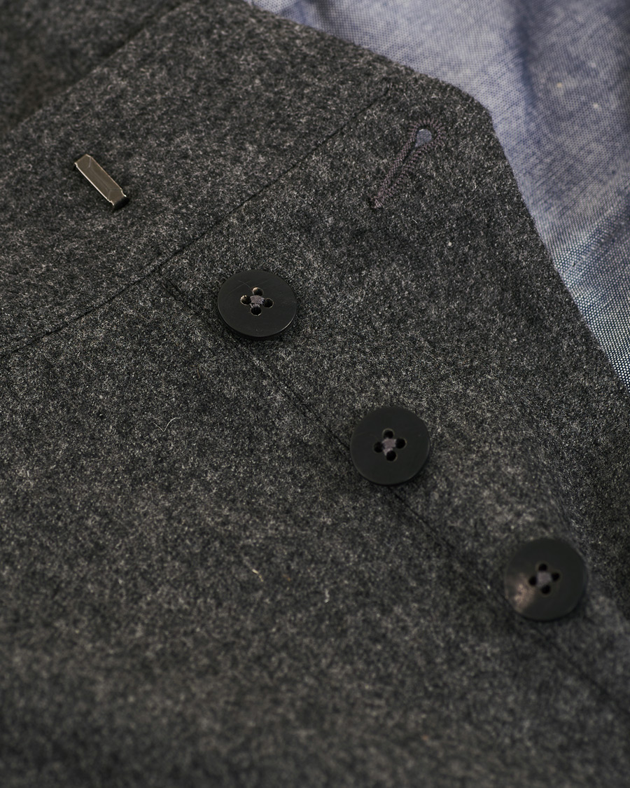 Homme | Pantalons | The Gigi | Tonga Stretch Flannel Trousers Grey Melange