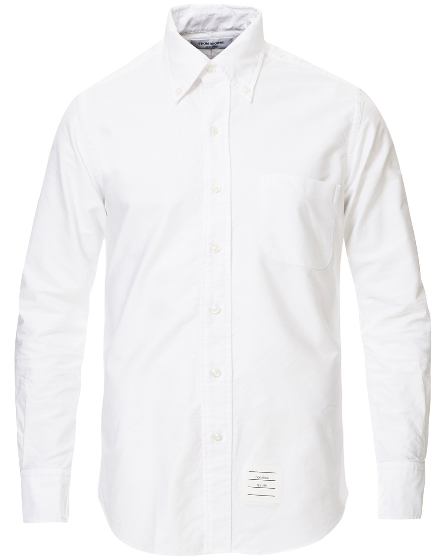 Homme | Chemises | Thom Browne | Contrast Placket Oxford Shirt White