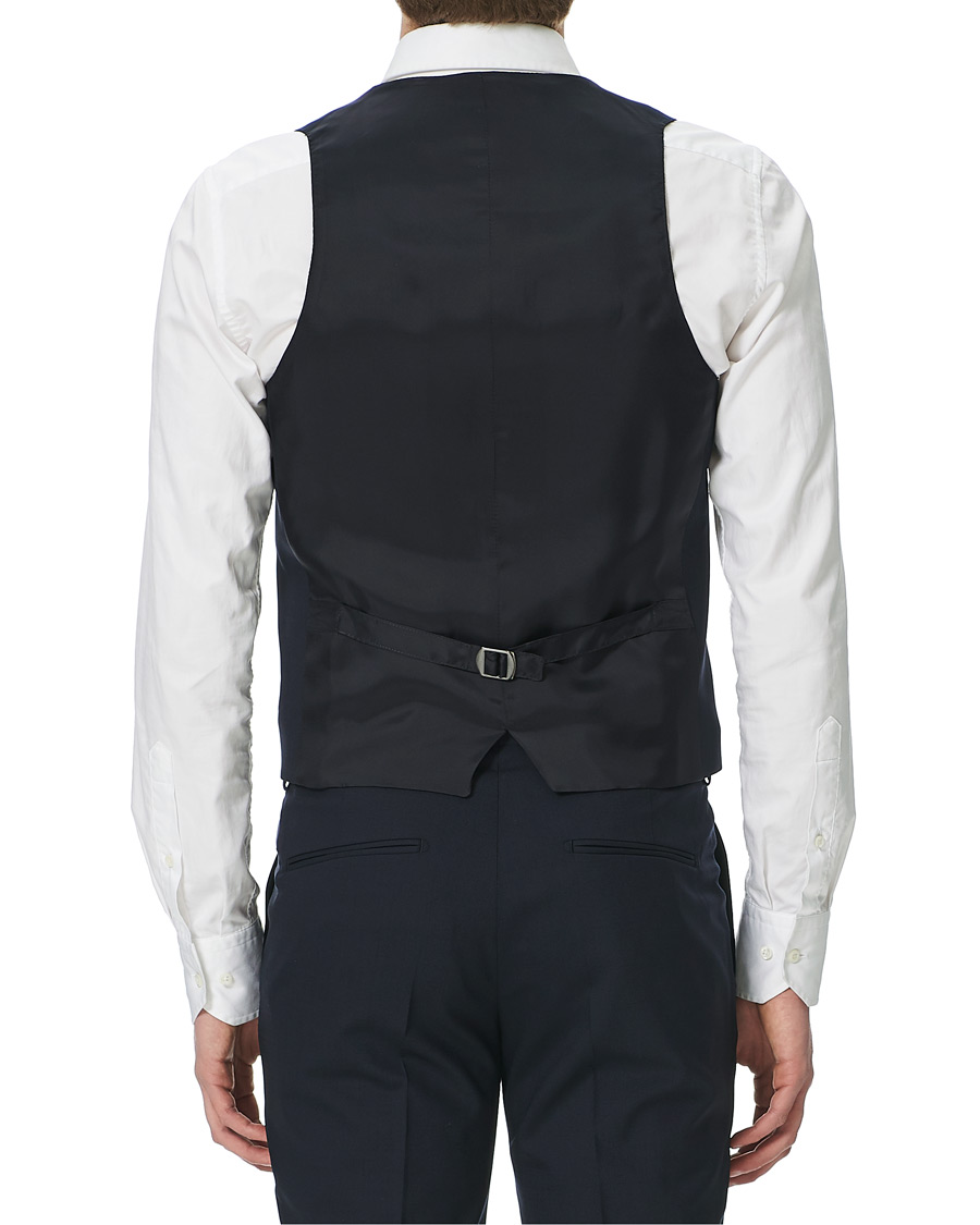 Homme | Blazers | Tiger of Sweden | Litt Wool Waistcoat Navy
